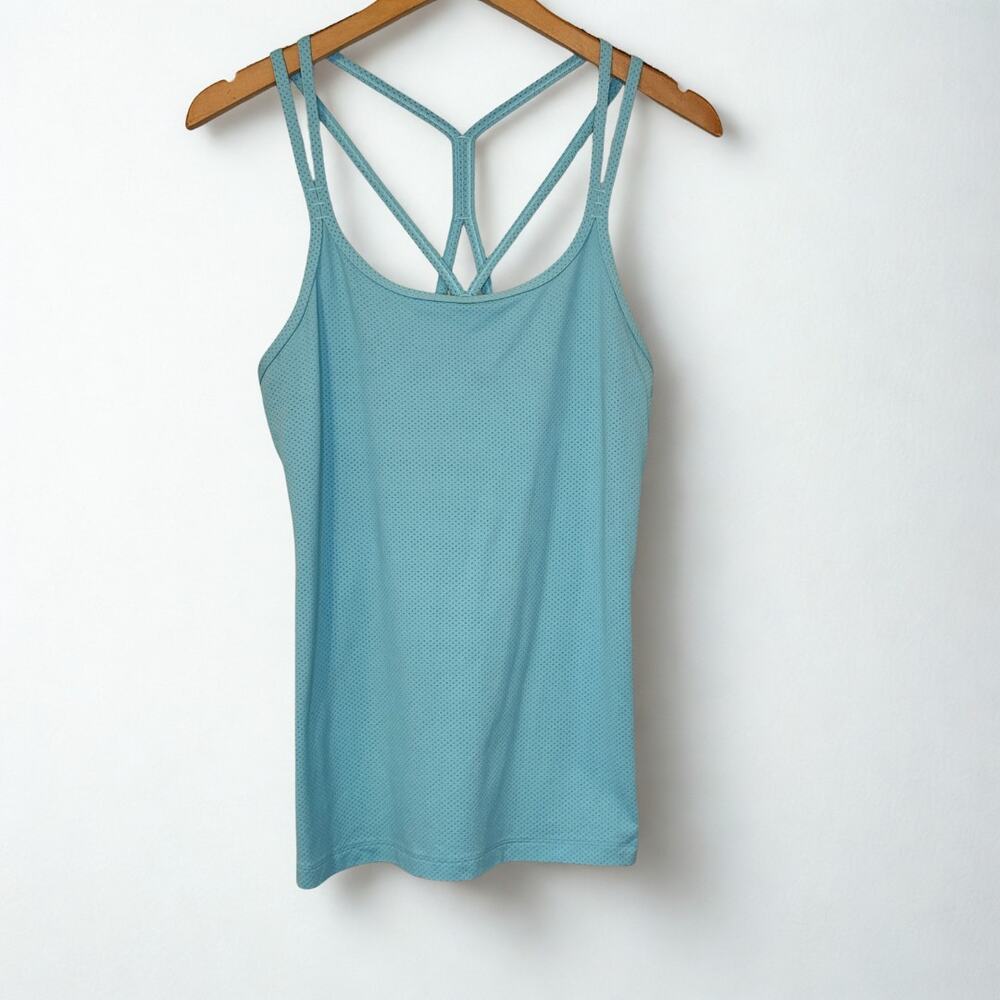 Lorna Jane Strapped In Active Tank – Sky Blue – Size Small